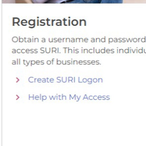 Create an account on the Unified System of Internal Revenue (SURI).