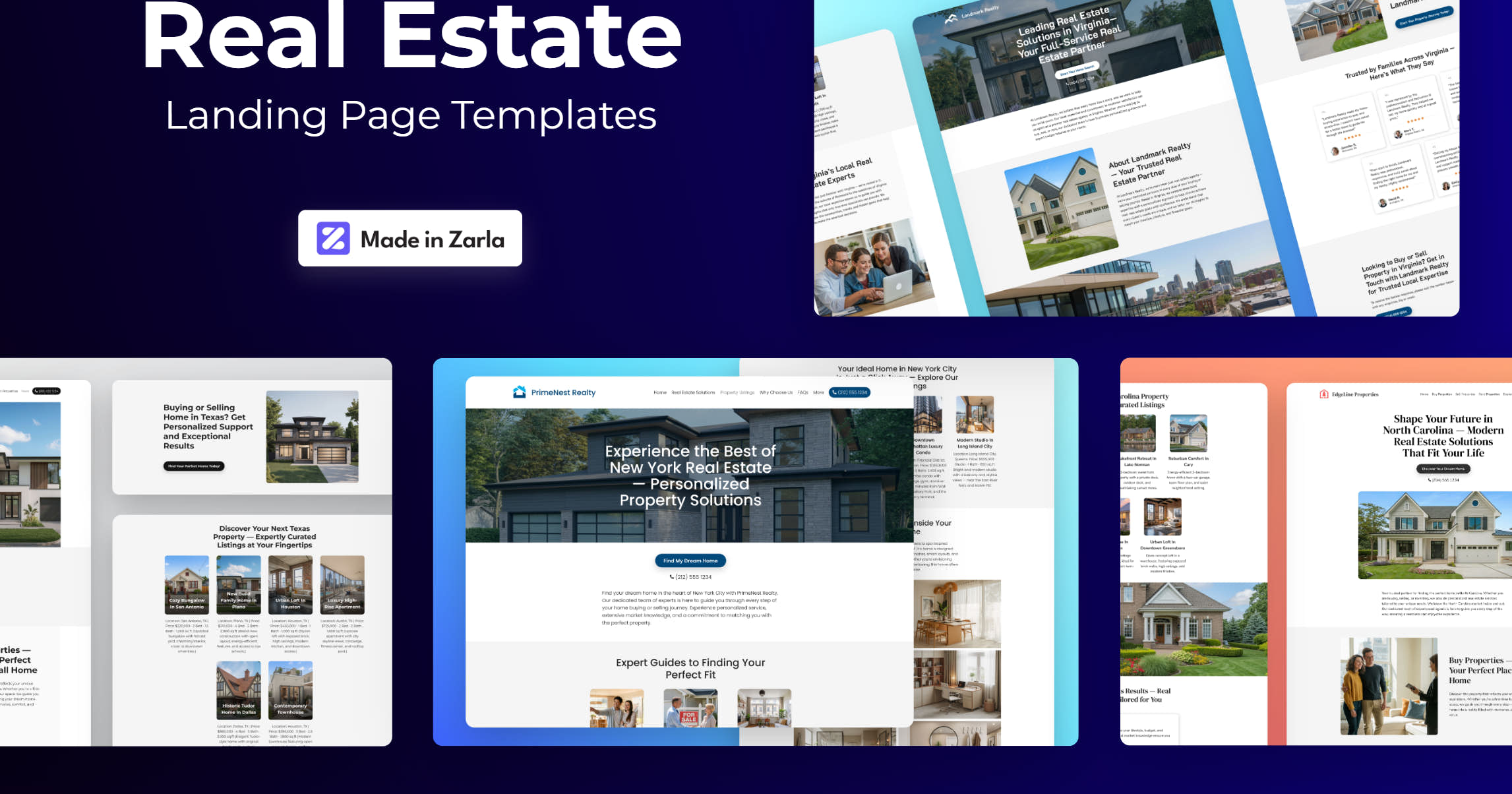 Best Real Estate Landing Pages for 2025 | Free, Customizable & Mobile ...
