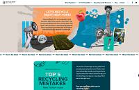 An example of a Recycling website.