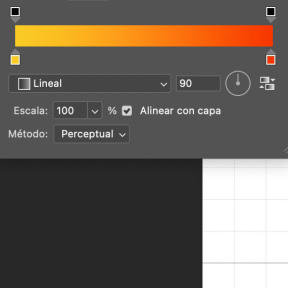 Refina el degradado.
