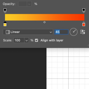 Refine the gradient.