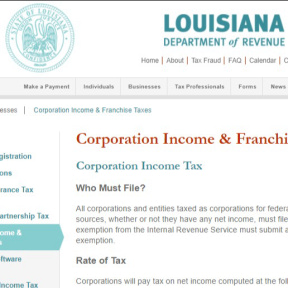 Register for corporate income and franchise tax.