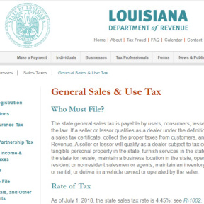Register for sales tax.
