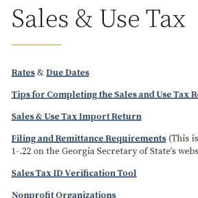 Register for sales and use tax.