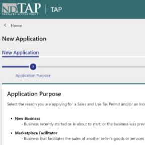 Register for sales and use tax.