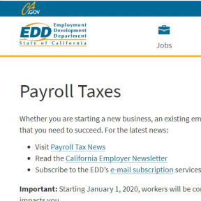 Register for small business payroll taxes.
