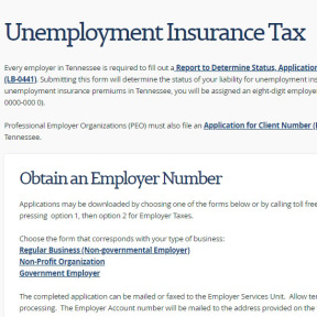 Register for unemployment insurance tax.