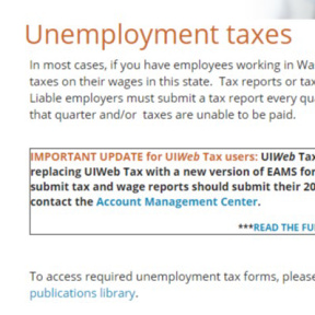 Register for unemployment tax.