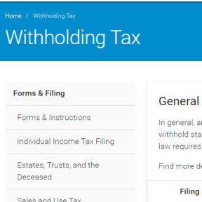 Register for withholding tax.