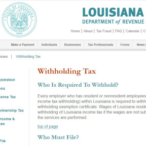 Register for withholding tax.
