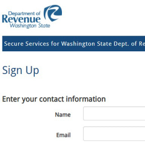 Register with the Department of Revenue.