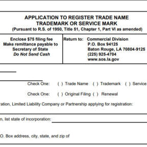 Register your trade name.