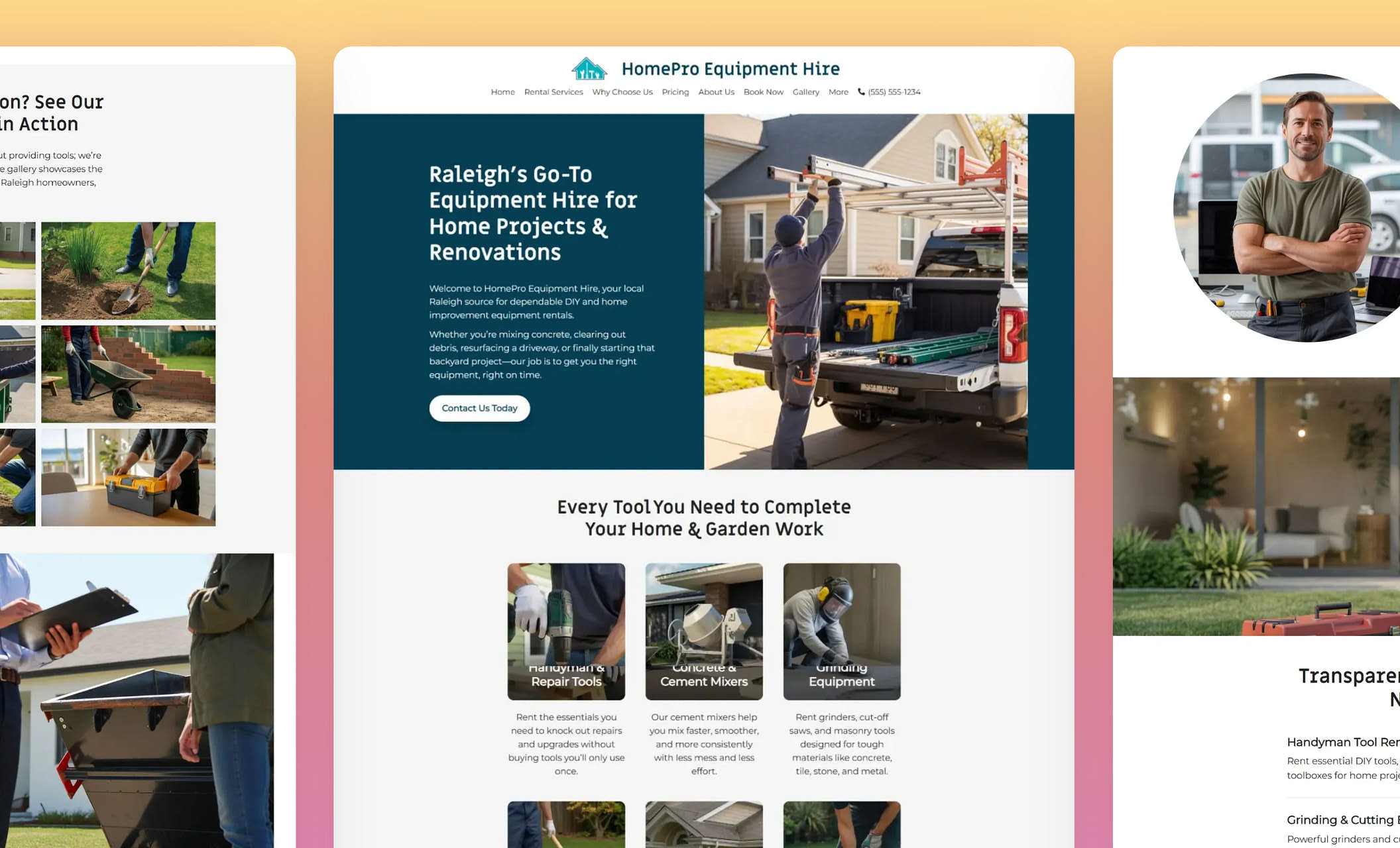 Best Rental Website Templates Designs For Rental Equipment Pros Zarla