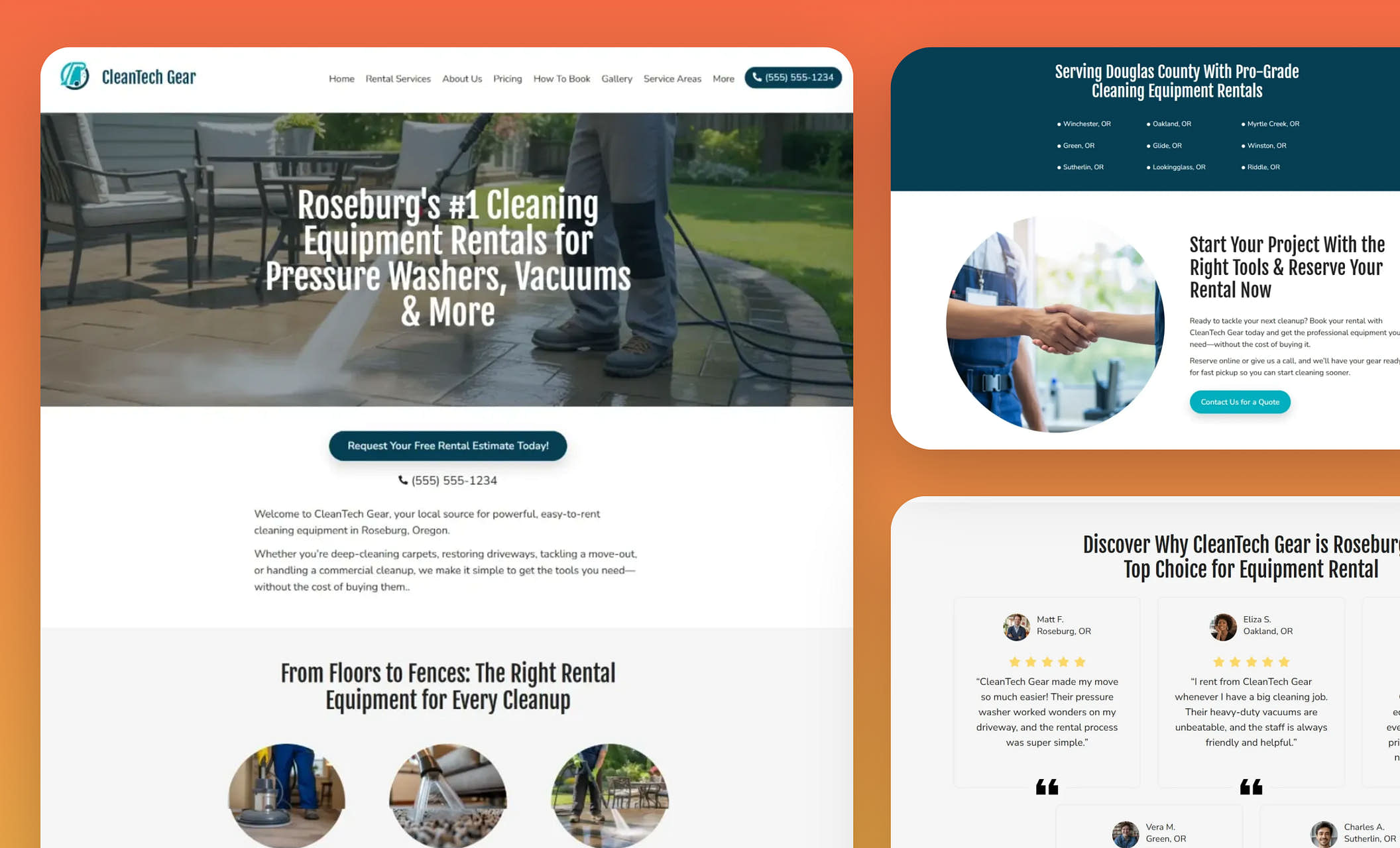 Best Rental Website Templates Designs For Rental Equipment Pros Zarla