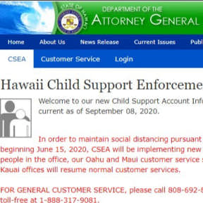 Report to the Child Support Enforcement Agency.