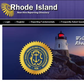 Report to the Rhode Island New Hire Reporting Directory.