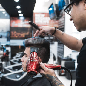 Research the different types of hair salons.