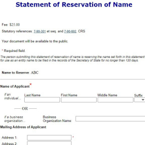 Reserve your business's name.