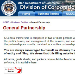 Review Utah formation options.