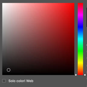 Scegli una palette per il tuo logo.