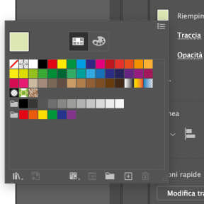 Scegli una palette per il tuo logo.