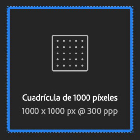 Selecciona un lienzo.