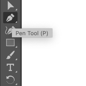 Selecciona la Herramienta Pluma.