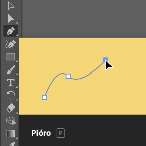 Wybierz narzędzie „Pióro".