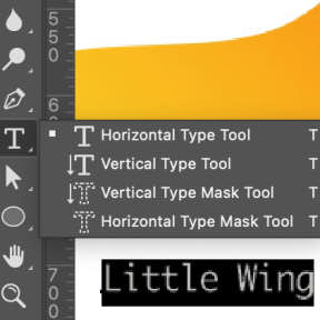 Select the Type Tool.