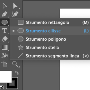 Seleziona lo Strumento Forma.