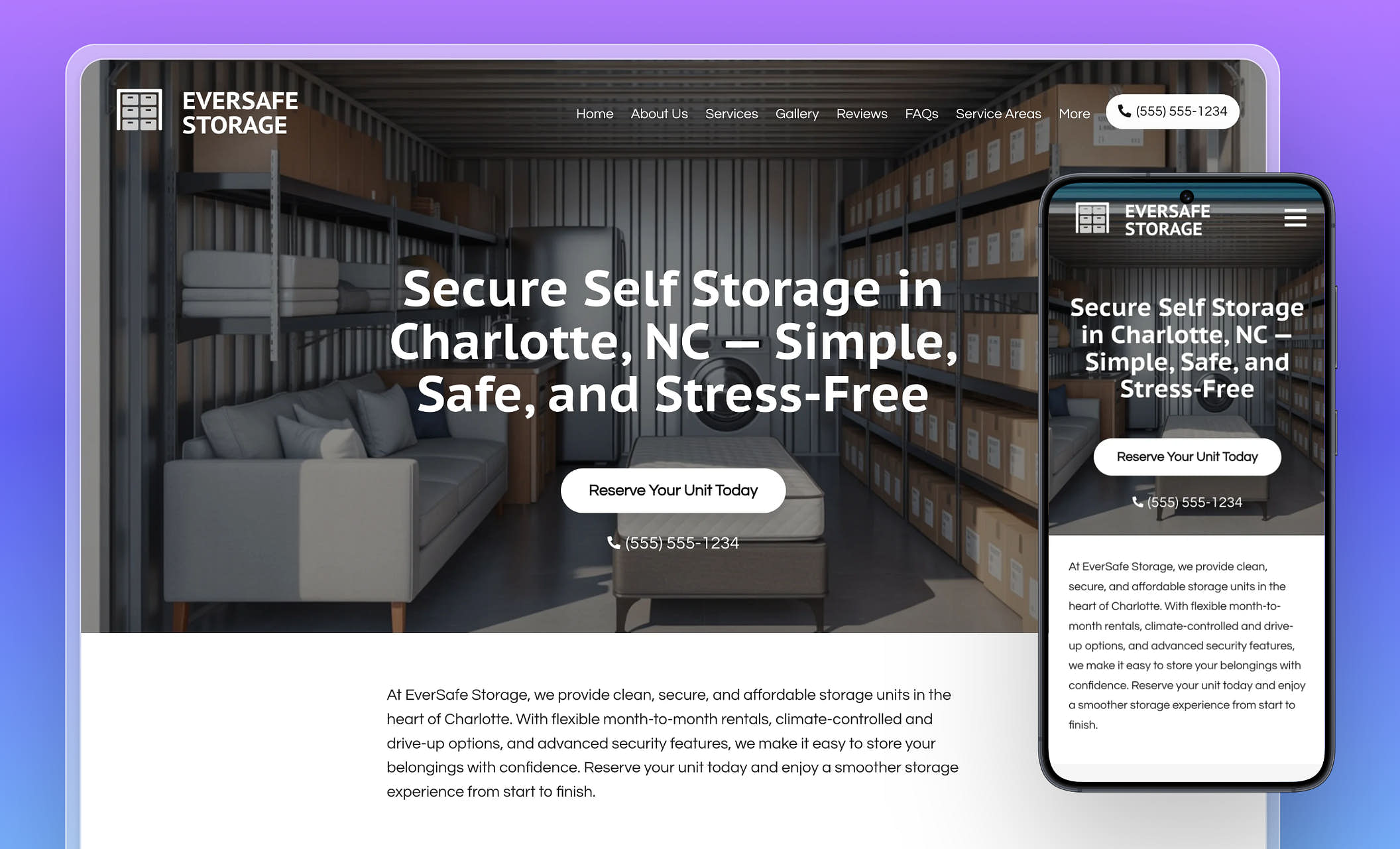 Best SelfStorage Website Templates Websites for Storage Facilities