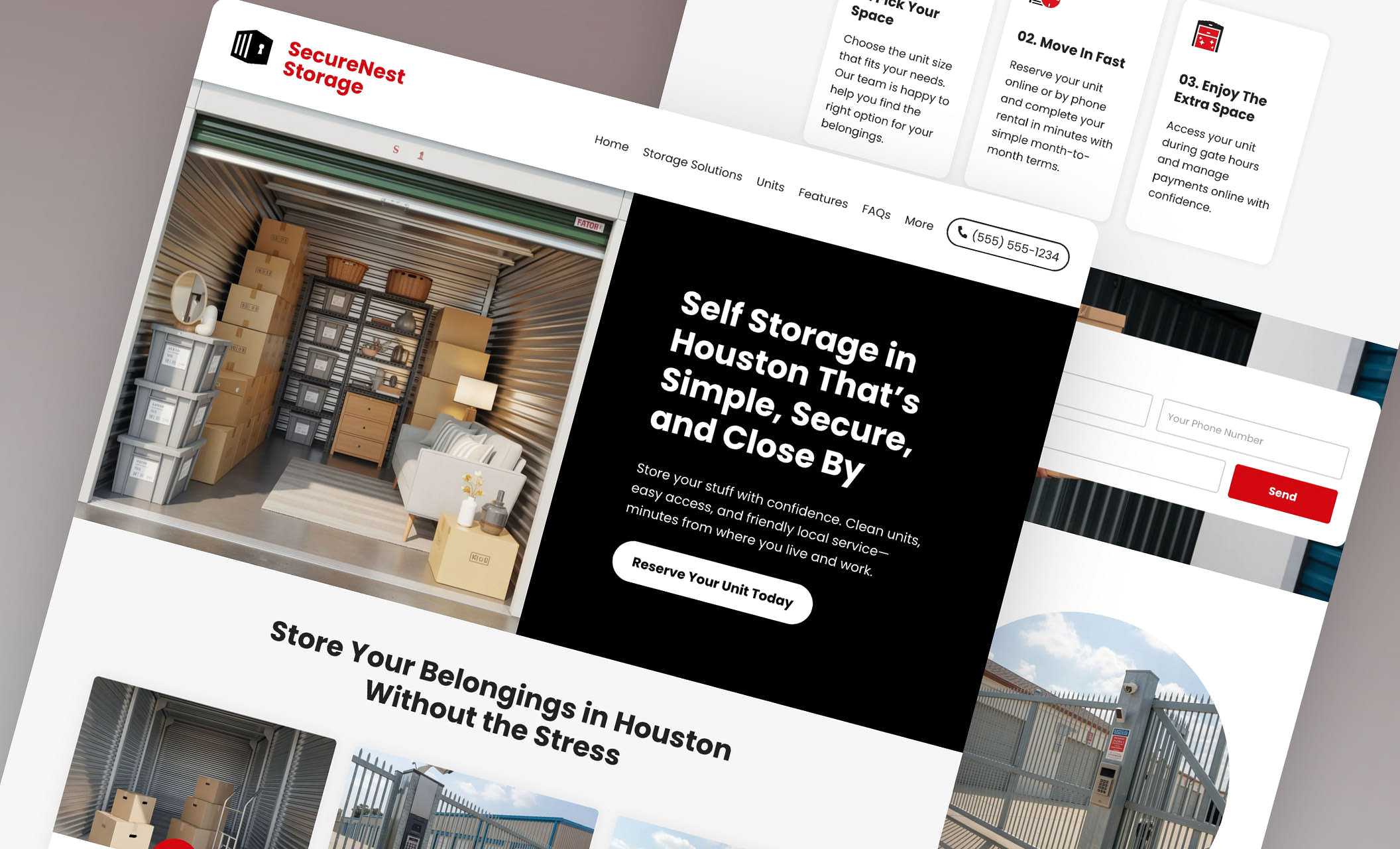 Best SelfStorage Website Templates Websites for Storage Facilities