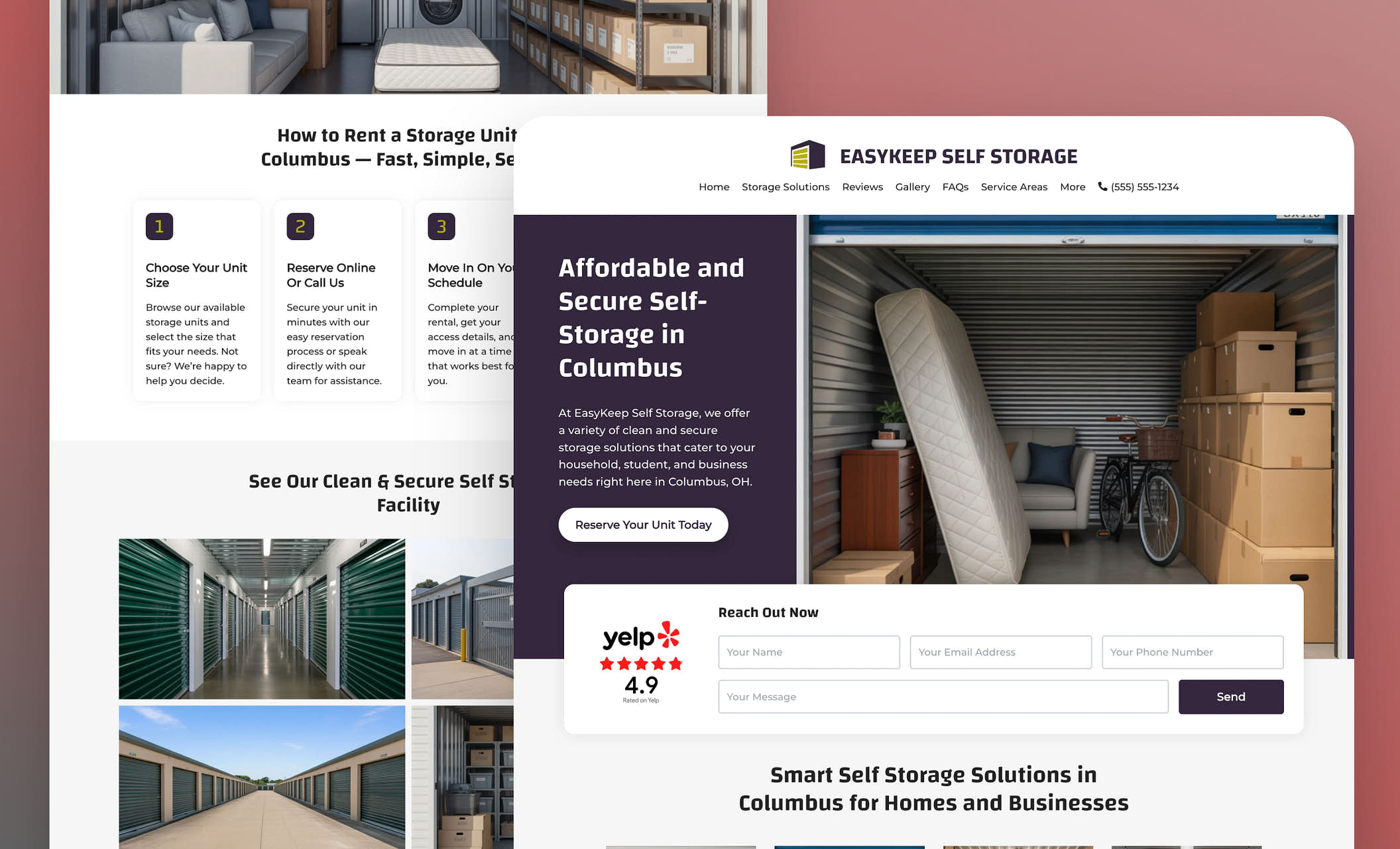 Best SelfStorage Website Templates Websites for Storage Facilities