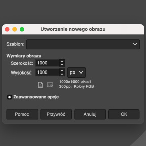 Ustaw rozmiar obrazu.