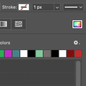 Set the stroke color.