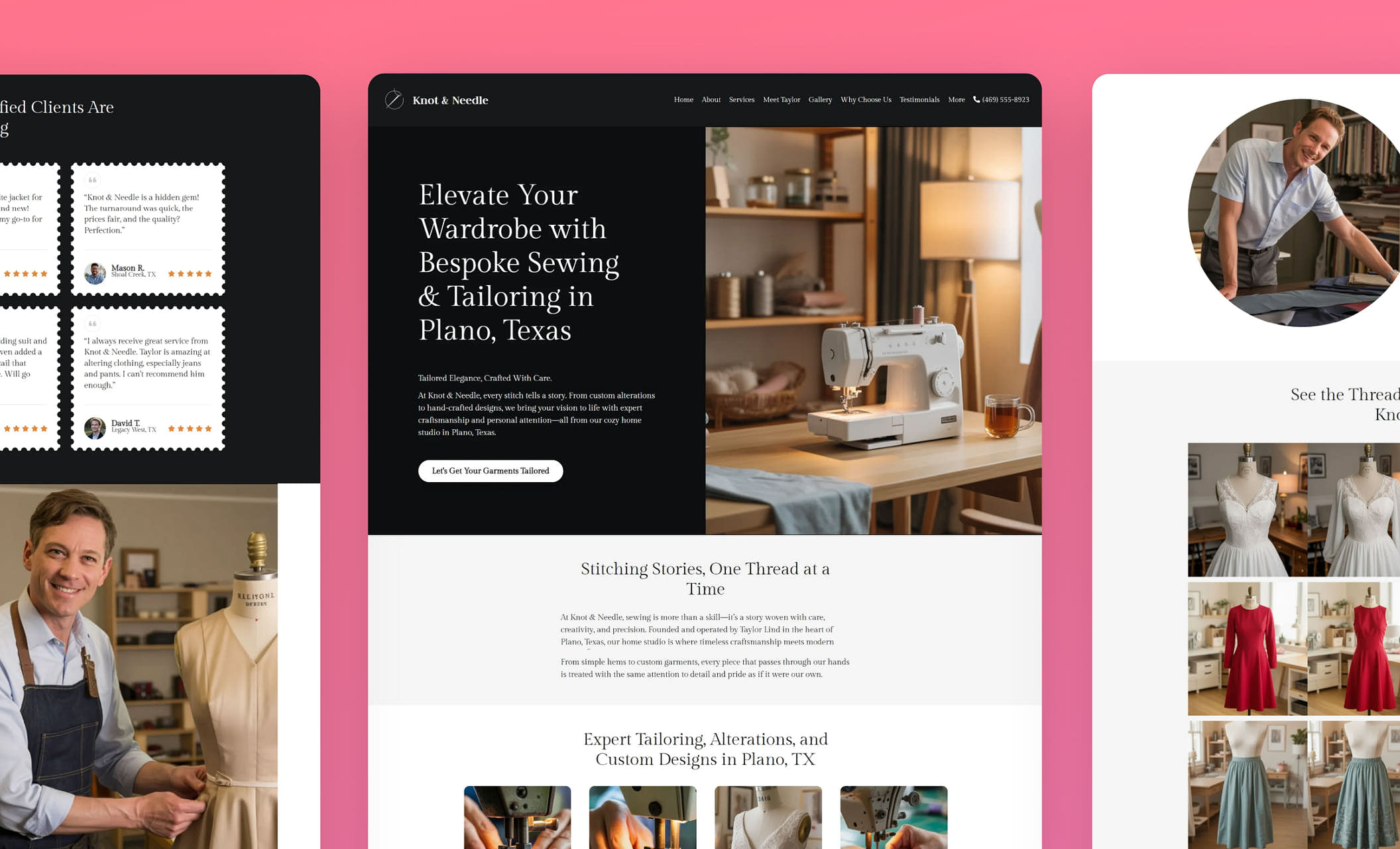 Best Sewing & Tailoring Website Templates for 2025 Free Website