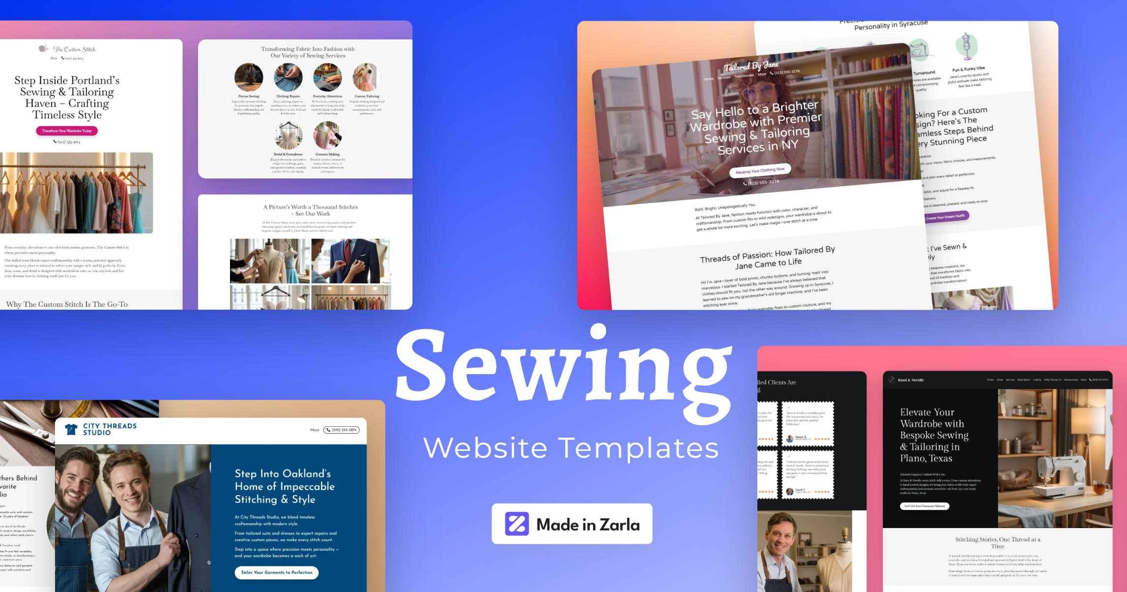 Best Sewing & Tailoring Website Templates for 2025 Free Website