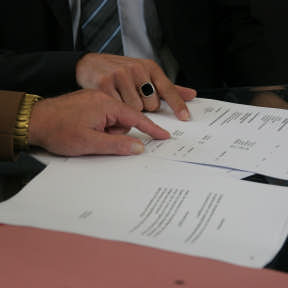 Sign a lease agreement.