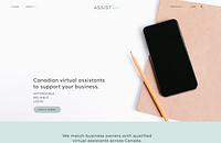 A simple website design.