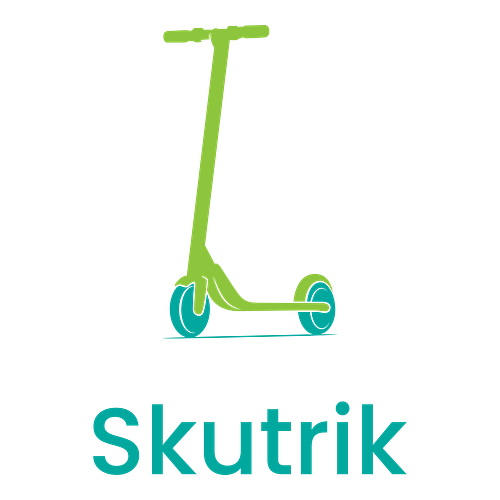 Logo Skuter Listrik + Pembuat Logo Gratis