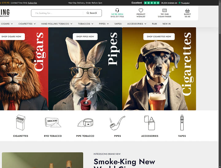 Smoke Shop Website Examples - 5 Smoking Hot Sites Reviewed in Depth