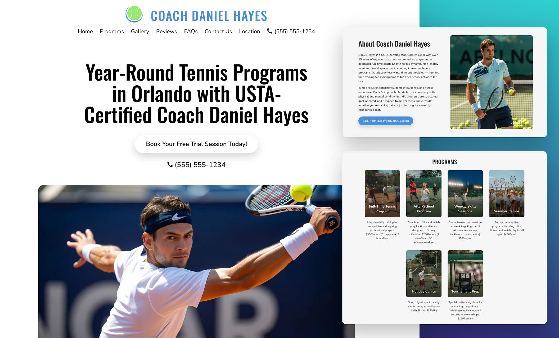 Best Tennis Website Templates & Examples for 2025 Zarla Website