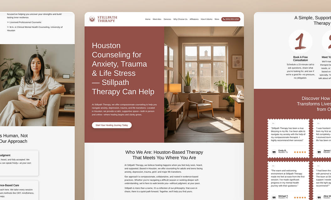 Stillpath Therapy Therapist Website Template