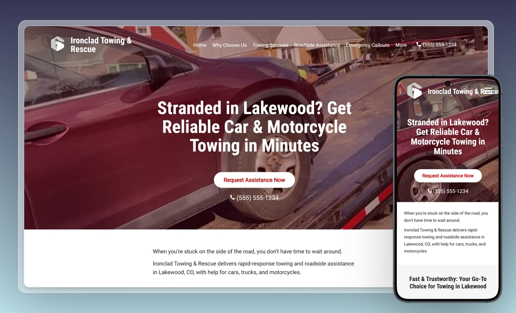 Best Tow Truck Website Templates Zarla
