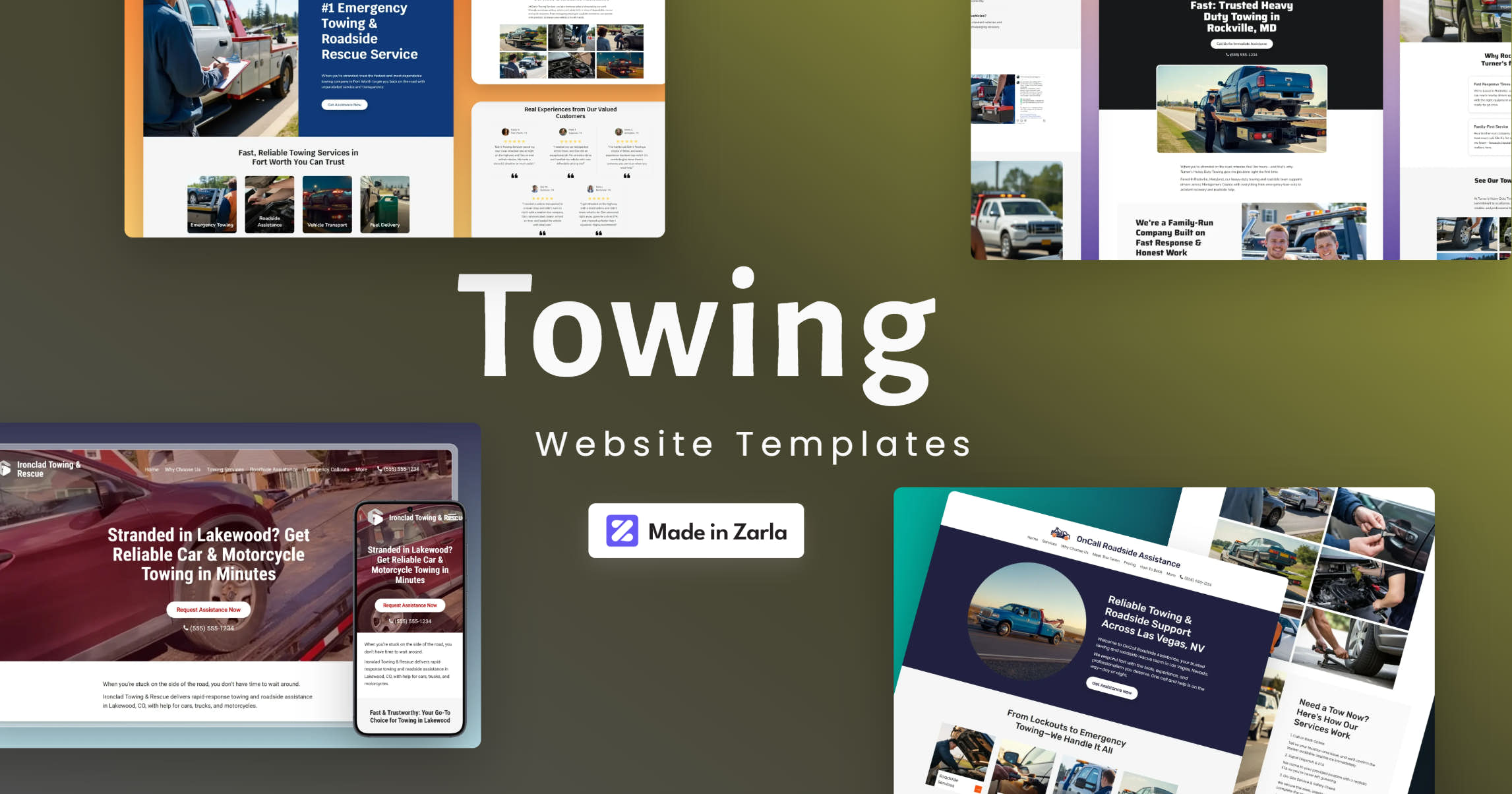 Best Tow Truck Website Templates Zarla