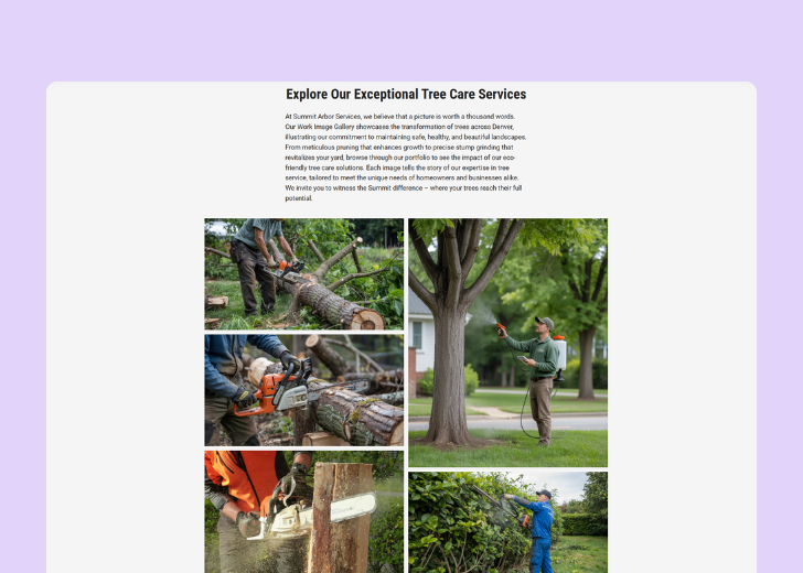 Gallery section titled 'Explore Our Stunning Home Remodeling Projects' with a gallery of 6 images of wooden-themed interior design in a masonry grid layout