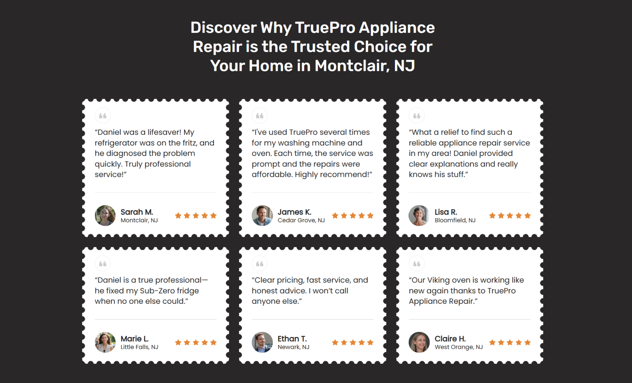TruePro Appliance Repair Appliance Repair Website Template