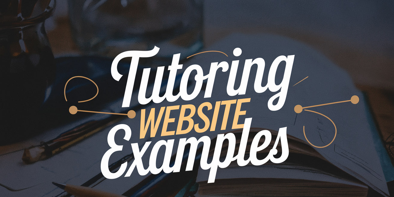 20 Awesome Tutoring Website Examples for 2025