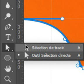 Utilisez l'outil de Sélection directe.