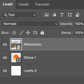 Utilizza un'immagine di riferimento.
